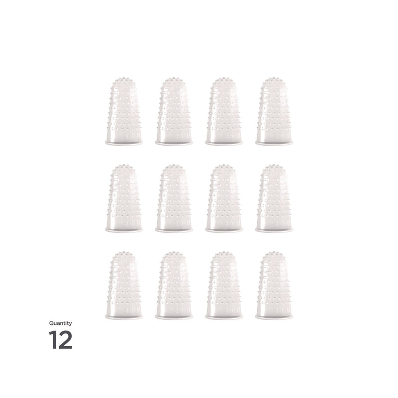 LEE Micro-Gel Fingertips, Size 11, Small, Clear, 12/Pack (LEE41030) Pack of 12