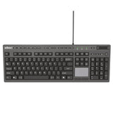 CyberTouch Desktop Keyboard with Touchpad, Black (ADEAKB445UB) Each