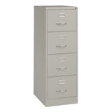 Alera® Economy Vertical File, 4 Legal-Size File Drawers, Light Gray, 18" x 25" x 52" (ALEHVF1952LG) Each