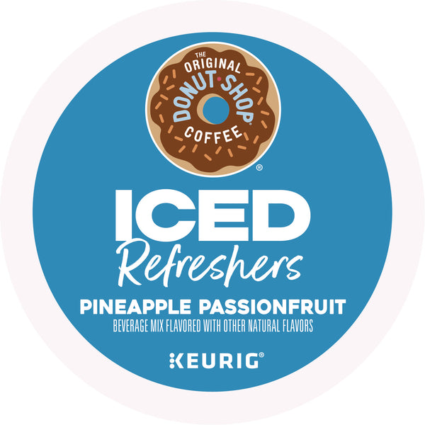 The Original Donut Shop® ICED Refreshers K-Cup Pods, Passion Fruit, 20/Box (GMT0236) Box of 20
