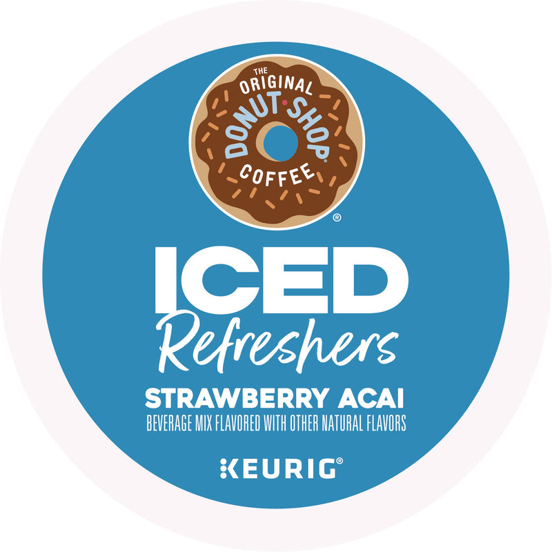 The Original Donut Shop® ICED Refreshers K-Cup Pods, Strawberry, 20/Box (GMT0237) Box of 20