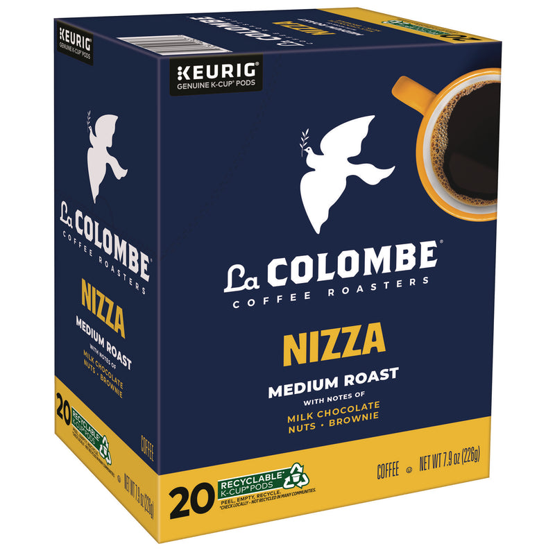 La Colombe® Coffee K-Cup Pods, Nizza Medium Roast, 20/Box (GMT0327) Box of 20