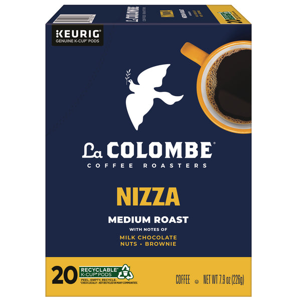 La Colombe® Coffee K-Cup Pods, Nizza Medium Roast, 20/Box (GMT0327) Box of 20