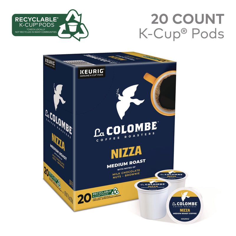 La Colombe® Coffee K-Cup Pods, Nizza Medium Roast, 20/Box (GMT0327) Box of 20