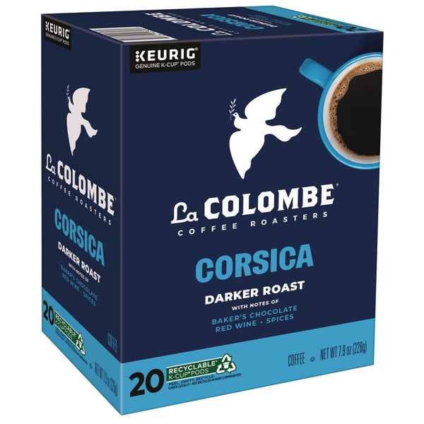 La Colombe® Coffee K-Cup Pods, Corsica Dark Roast, 20/Box (GMT0328) Box of 20