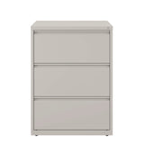 Alera® Lateral File, 3 Legal/Letter-Size File Drawers, Light Gray, 30" x 18.62" x 40.25" (ALEHLF3041LG)