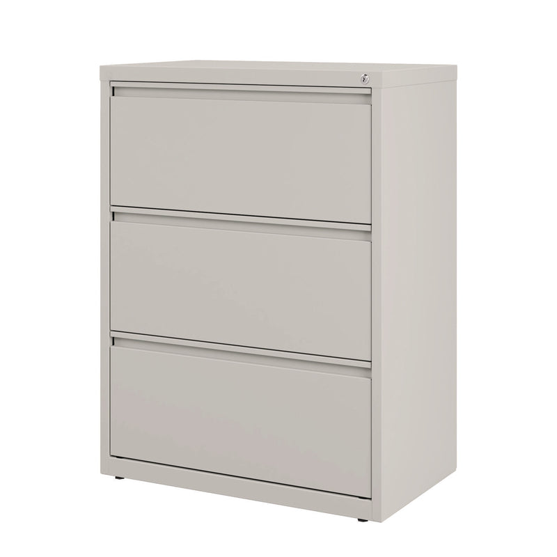 Alera® Lateral File, 3 Legal/Letter-Size File Drawers, Light Gray, 30" x 18.62" x 40.25" (ALEHLF3041LG)