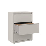 Alera® Lateral File, 3 Legal/Letter-Size File Drawers, Light Gray, 30" x 18.62" x 40.25" (ALEHLF3041LG)