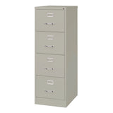 Alera® Economy Vertical File, 4 Legal-Size File Drawers, Light Gray, 18" x 25" x 52" (ALEHVF1952LG) Each