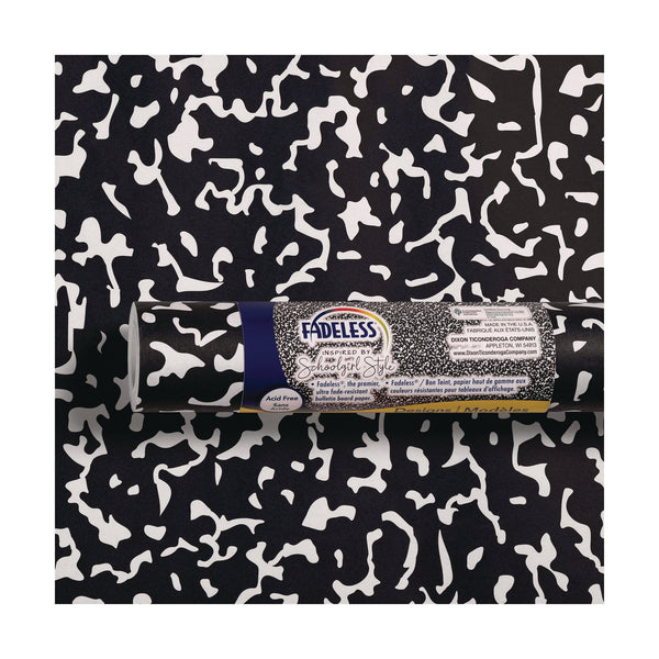 Pacon® Fadeless Paper Roll, 50 lb Weight, 47.25" x 50 ft, White/Black (PACP0040125) 1 RL