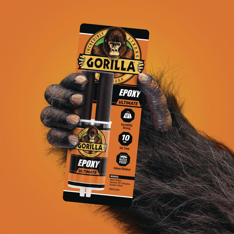 Gorilla® Epoxy Ultimate, 0.85 oz Syringe, Dries Black (GOR113442) Each