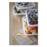 Renewable and Compostable Lids, 8.8 x 8.8 x 1.64, Clear, Plastic, 200/Carton (ECOEPSCS9SLID) Case of 200