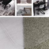 Floortex® Cleartex Unomat Anti-Slip Polycarbonate Chair Mat for Flat Pile Carpeted and Hard Floors, Rectangular, 35" x 47", Clear (FLRNRCMFLPD0003) Each
