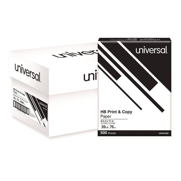Universal Multipurpose Paper, 95-96 Bright, 20 Lb, 8 1/2 X 11, White, 40 Cartons/pallet (UNV91200PLT) 1 Pallet