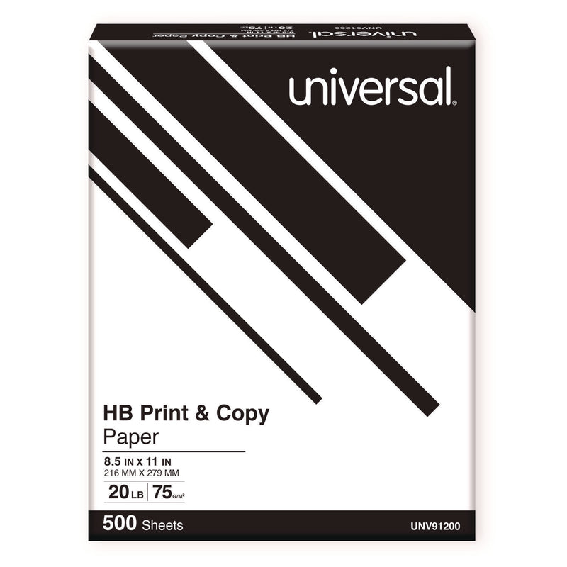 Universal Multipurpose Paper, 95-96 Bright, 20 Lb, 8 1/2 X 11, White, 40 Cartons/pallet (UNV91200PLT) 1 Pallet