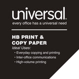 Universal Multipurpose Paper, 95-96 Bright, 20 Lb, 8 1/2 X 11, White, 40 Cartons/pallet (UNV91200PLT) 1 Pallet