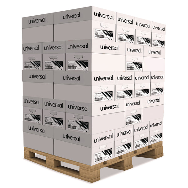 Universal Multipurpose Paper, 95-96 Bright, 20 Lb, 8 1/2 X 11, White, 40 Cartons/pallet (UNV91200PLT) 1 Pallet