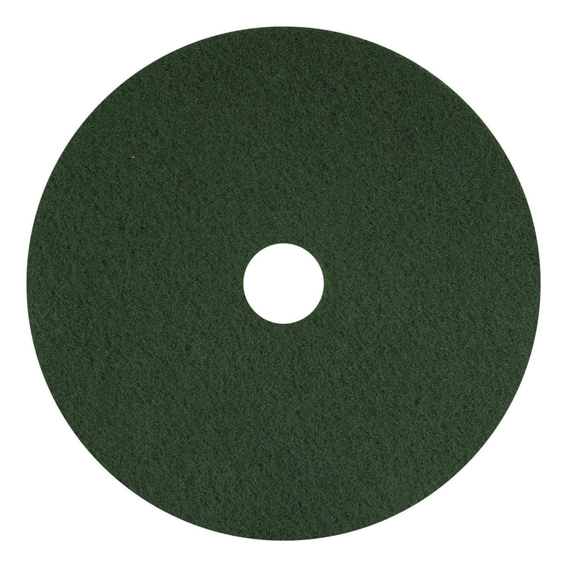 Americo® Scrubbing Pads, 12" Diameter, Green, 5/Carton (AM7400312) Case of 5