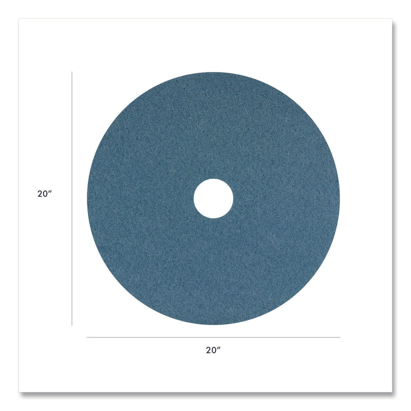 Americo® Blue Cleaner Pad, 20" Diameter, Blue, 5/Carton (AM7400420) Case of 5