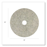 Americo® Combo Burnishing Pads, 28" Diameter, Gray, 5/Carton (AM7402059) Case of 5