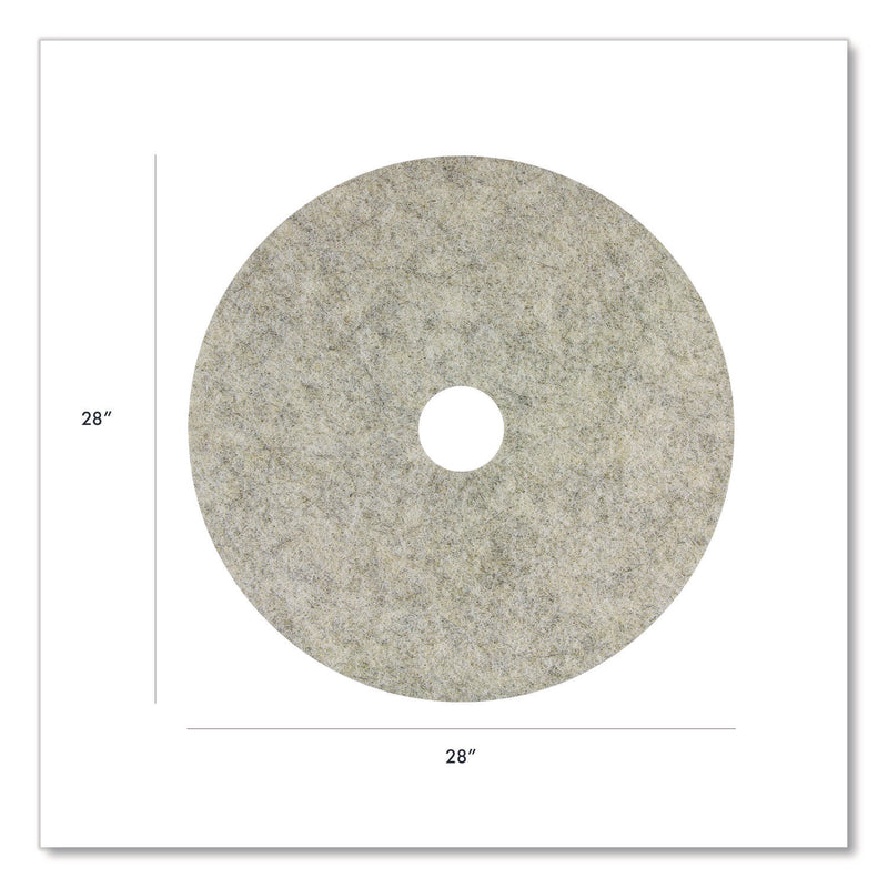 Americo® Combo Burnishing Pads, 28" Diameter, Gray, 5/Carton (AM7402059) Case of 5