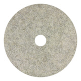 Americo® Combo Burnishing Pads, 28" Diameter, Gray, 5/Carton (AM7402059) Case of 5