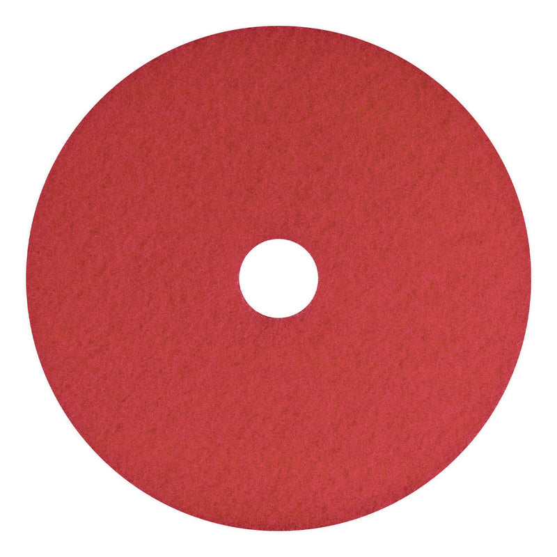 Americo® Buffing Pads, 12" Diameter, Red, 5/Carton (AM7404412) Case of 5