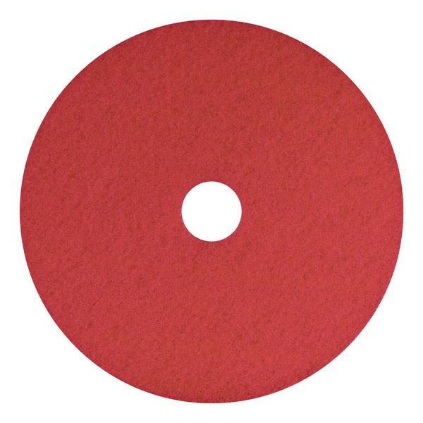 Americo® Buffing Pads, 16" Diameter, Red, 5/Carton (AM7404416) Case of 5