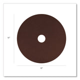 Americo® EcoPrep EPP Specialty Pads, 15" Diameter, Maroon, 10/Carton (AM7420715) Case of 10