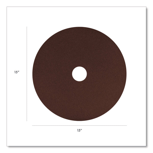 Americo® EcoPrep EPP Specialty Pads, 15" Diameter, Maroon, 10/Carton (AM7420715) Case of 10