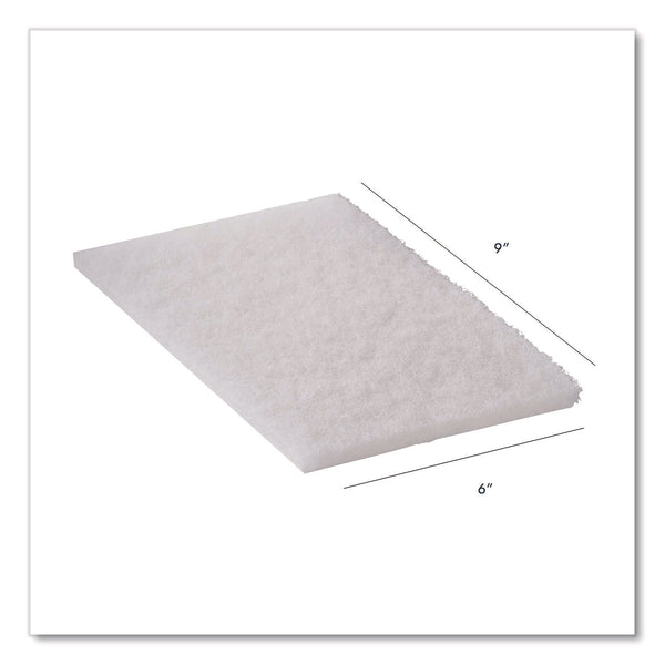 Americo® 92-98 Light Duty Hand Pad, 6 x 9, White, 20/Pack, 3 Packs/Carton (AM7510160) Case of 60
