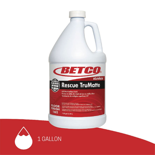 Betco® Rescue TruMatte Floor Finish, 1 gal Bottle, 4/Carton (BET16820400) Case of 4