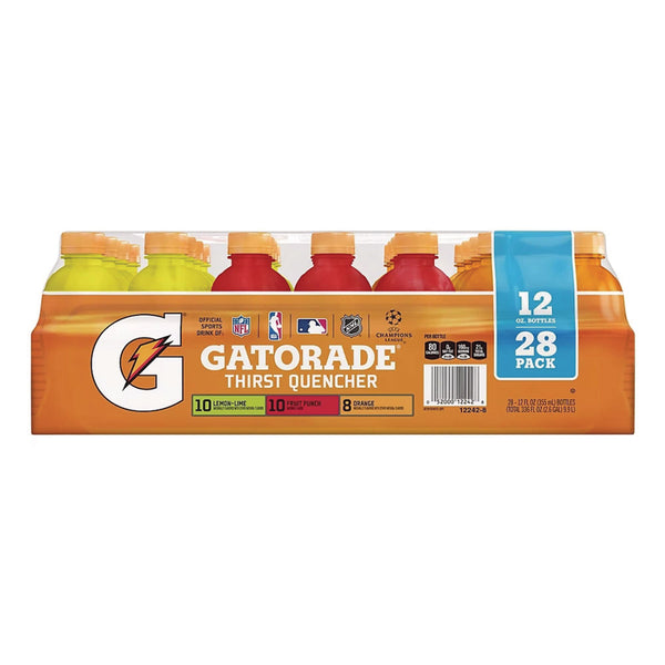 Gatorade® Thirst Quencher Variety Pack, Assorted Flavors, 12 oz Bottle, 28/Carton (GRR22002180) Case of 28