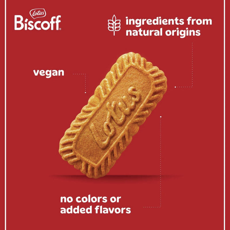 Biscoff Cookies Dispenser Box, Caramel Cookie, 0.22 oz Bag, 150/Carton (LTB50639) Case of 150