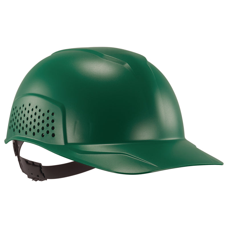 Ergodyne Skullerz 8951 Vented Hard Shell Bump Cap, Short Brim, Green (EGO23982) Each