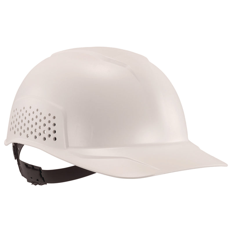 Ergodyne Skullerz 8951 Vented Hard Shell Bump Cap, Short Brim, White (EGO23985) Each