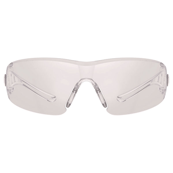 Ergodyne Skullerz VORDR Safety Glasses, Frameless, Clear Polycarbonate Lens, 12/Pack (EGO58101) Each