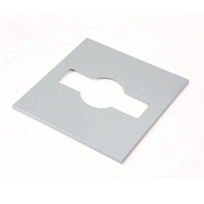 Alpine Industries 29 Gallon Trash/Recycling Cans, Steel, Blue Mixed Recycling with Mixed Lid, Black Trash Can with Square Lid (ALH4450BLKKIT3) Each