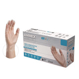 AMMEX® Professional Vinyl Exam Gloves, Powder-Free, X-Large, Clear, 100/Box (AXCVPF68100BX) Box of 100