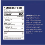 88 ACRES Warm 'N Chewey Gluten-Free Blueberry/Lemon Seed and Oat Bar, 1.6 oz Bar, 9/Box (AABACY00592) Box of 9