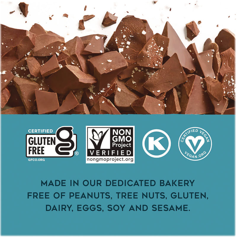 88 ACRES Sweet 'N Salty Gluten-Free Dark Chocolate Sea Salt Seed and Oat Bar, 1.6 oz Bar, 9/Box (AABACY00504) Box of 9