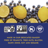 88 ACRES Warm 'N Chewey Gluten-Free Blueberry/Lemon Seed and Oat Bar, 1.6 oz Bar, 9/Box (AABACY00592) Box of 9