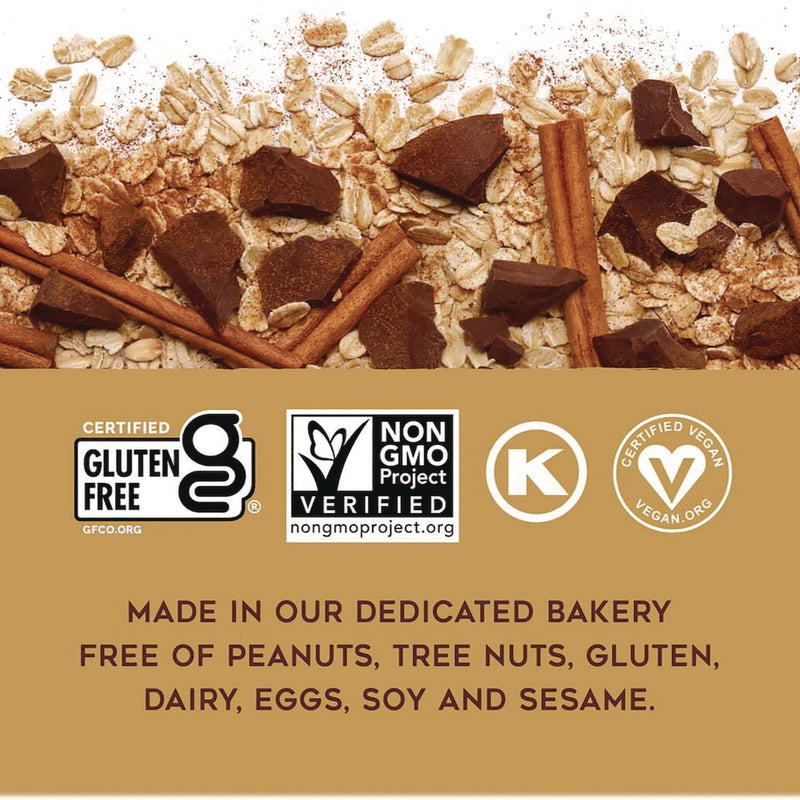 88 ACRES Warm 'N Chewy Gluten-Free Oatmeal/Chocolate Chip Seed and Oat Bar, 1.6 oz Bar, 9/Box (AABACY11049) Box of 9