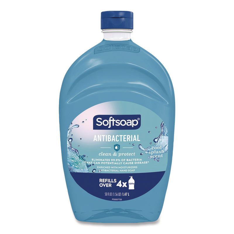 Softsoap® Antibacterial Liquid Hand Soap Refill, Cool Splash, 50 oz Bottle (CPC61031016EA) Each