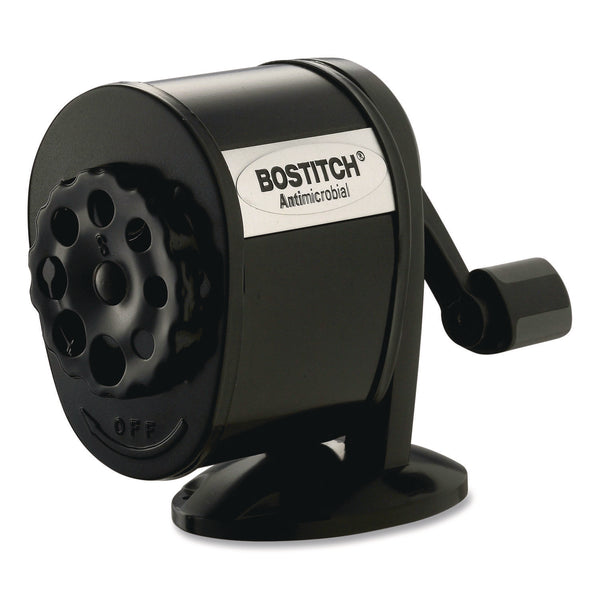 Bostitch® Manual Pencil Sharpener, 2.68 x 4.33 x 5.43, Black, 12/Carton (BOSMPS1BLKCT) Case of 12