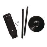 Alpine Industries Stainless Steel Universal Sanitizer and Soap Dispenser Stand, 14.5" dia x 55.5" h, Black (ALH430STANDBLK) Each