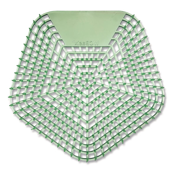 Boardwalk® Anti-Splash Urinal Screen, Cucumber Twist Scent, Green, 0.11 oz, 10/Box (BWK1005) Case of 10
