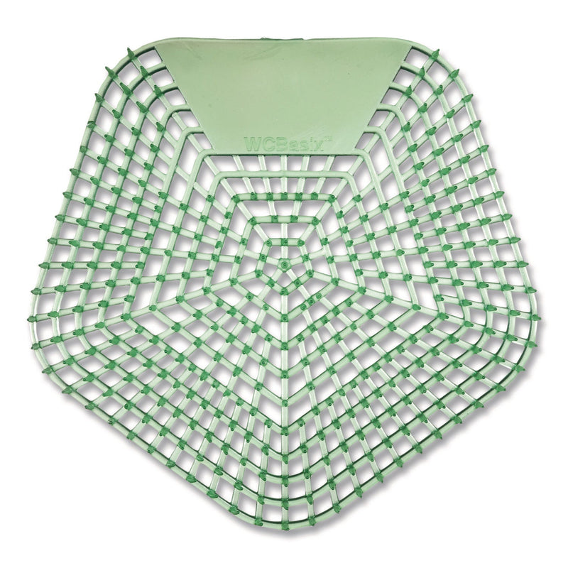 Fresh Products WCBasix Urinal Screen, Cucumber Twist Scent, Green, 0.11 oz, 10/Box (FRSWCBX10CMBX) Box of 10