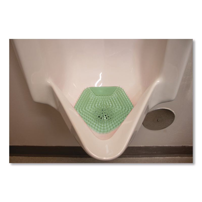 Fresh Products WCBasix Urinal Screen, Cucumber Twist Scent, Green, 0.11 oz, 10/Box (FRSWCBX10CMBX) Box of 10