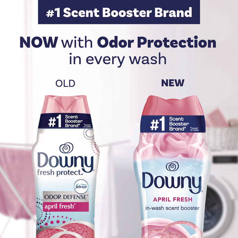 Downy® Fresh Protect In-Wash Scent Beads with Febreze Odor Defense, April Fresh Scent, 24 oz Pour Bottle (DNY613969095) Each